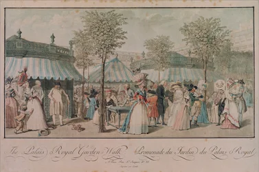 Der Palais Royal Gartenweg, 1787